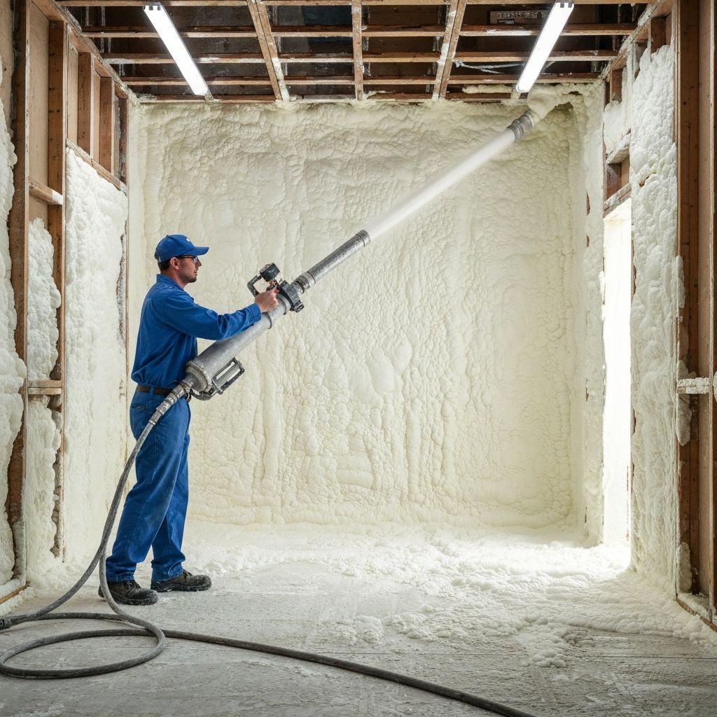 Professional spray foam installation in Tuscaloosa, Alabama